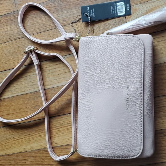 Olivia & Joy New York‎ the Lilian collection blush bag clutch NWT - Picture 1 of 12
